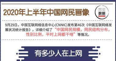 今日股市行情股评 2020上半年度中国网民数量肖像