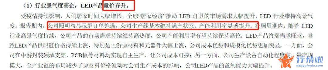 今天9个利好消息集锦-木林森称行业处于高景气度