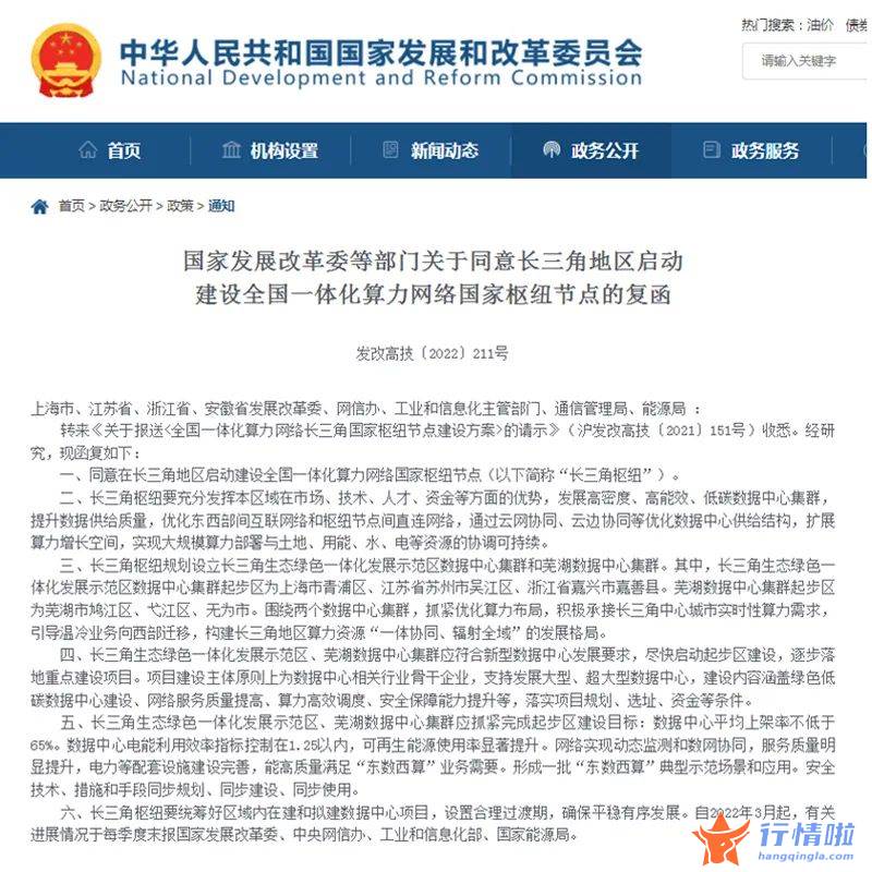 早盘最新股市消息解读 东数西算，这个城市何以脱颖而出？长三角，这20城最有吸引力