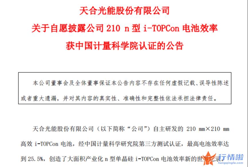 上海最新股市消息-创世界新纪录，千亿龙头研发出25.5%效率的TOPCON电池（附股）