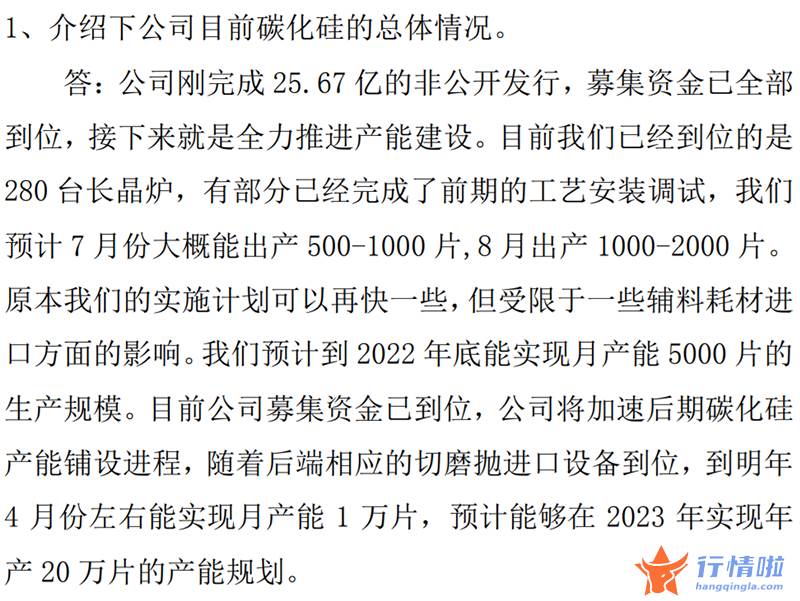今天香雪最新股市消息-碳化硅板块接连大涨，产业悄然变化